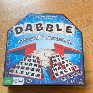 Dabble Word Game - Blue and Red